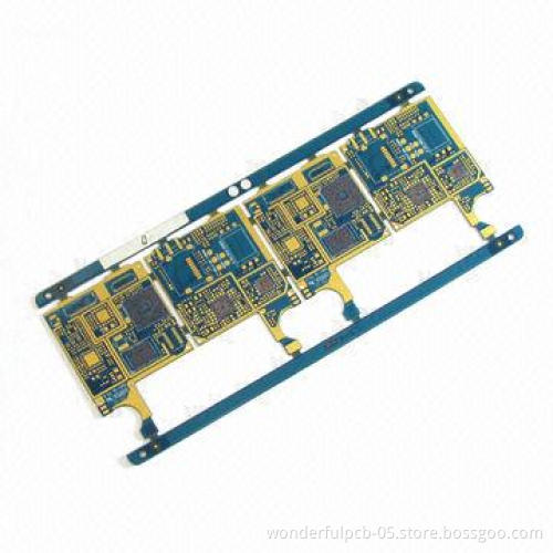 4-layer PCB for Electronic Players with Blue Solder Mask